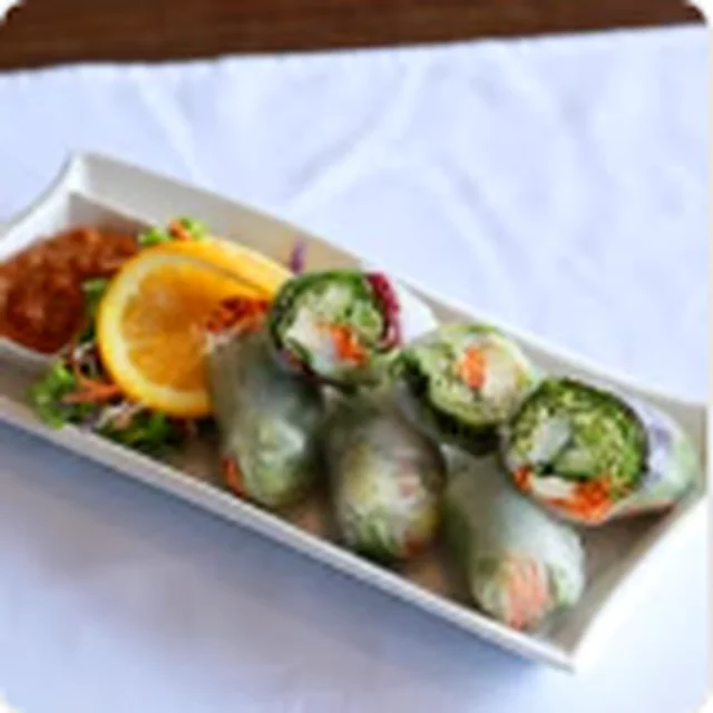 Fresh Rolls at Sunset Thai Restaurant Pismo Beach