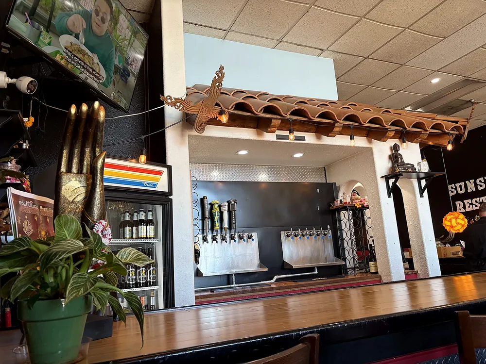 Inside Sunset Thai Restaurant Pismo Beach